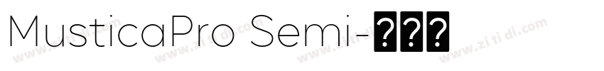 MusticaPro Semi字体转换 MusticaPro Semi字体转换